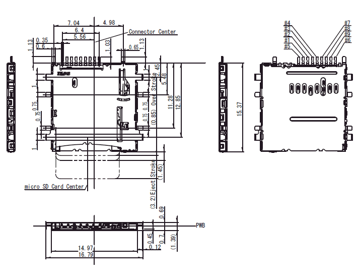 （TM）的microSD记忆卡连接器scha9b系列