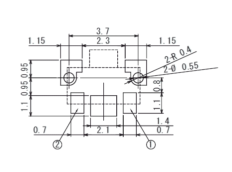 轻触开关（TM）侧推式sktd系列