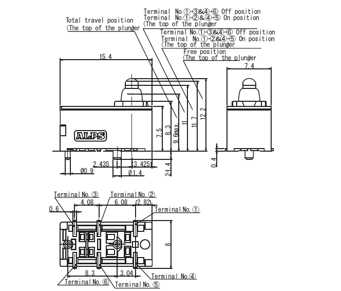 表面贴装滑动接触微动开关spvqc系列
